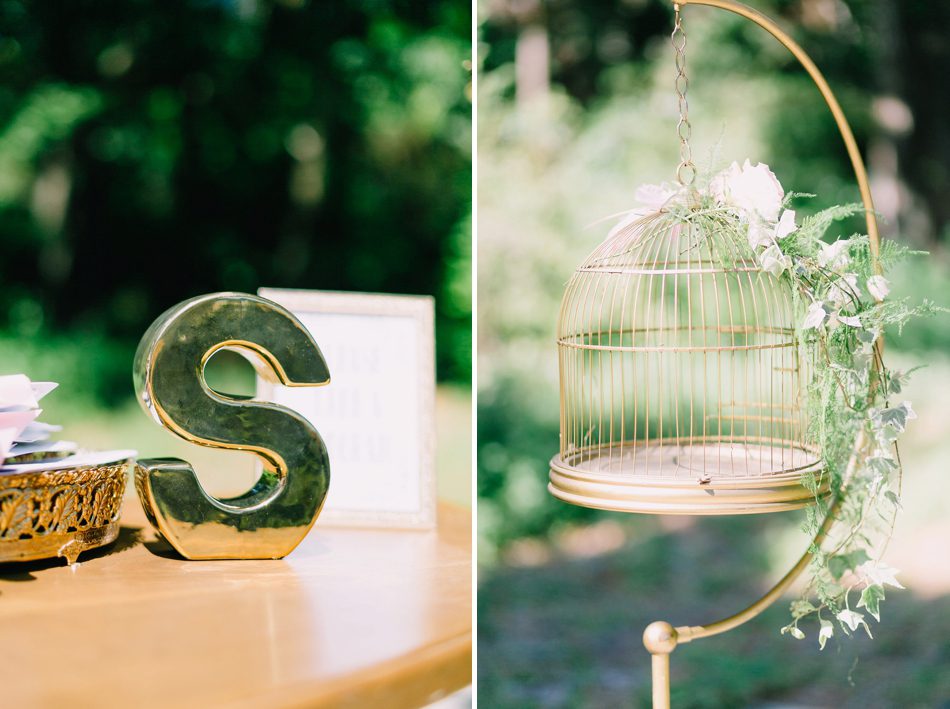 cute vintage wedding decor for sign in table 