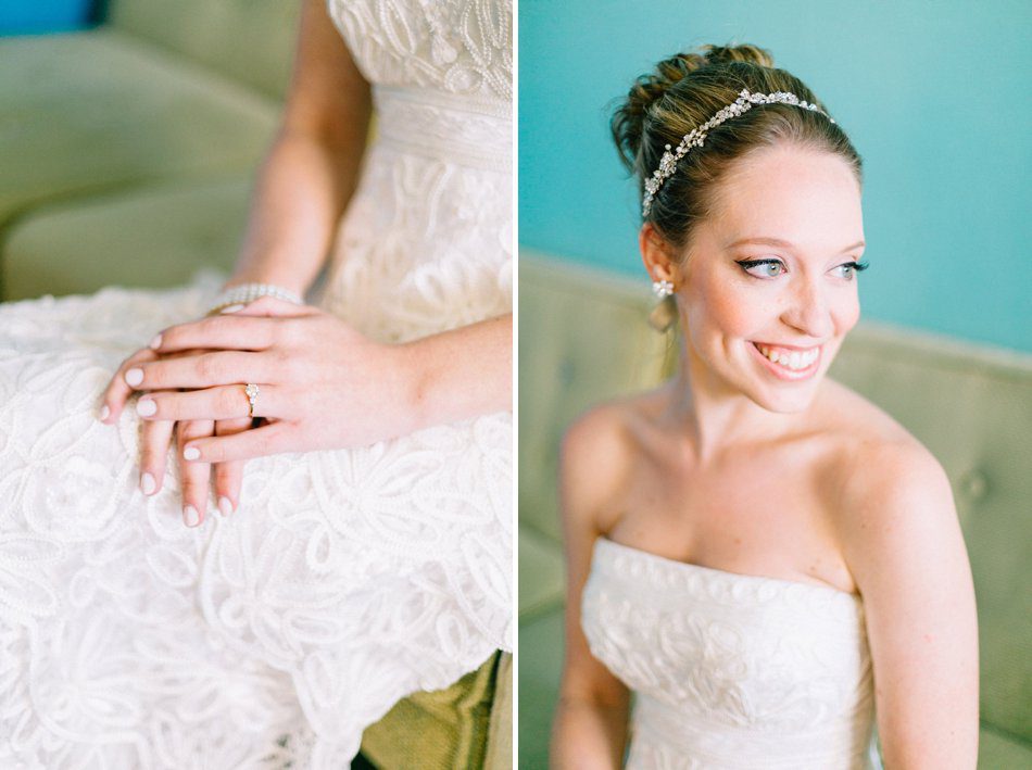 Bridal portraits by Charleston wedding photographer Catherine Ann Photography