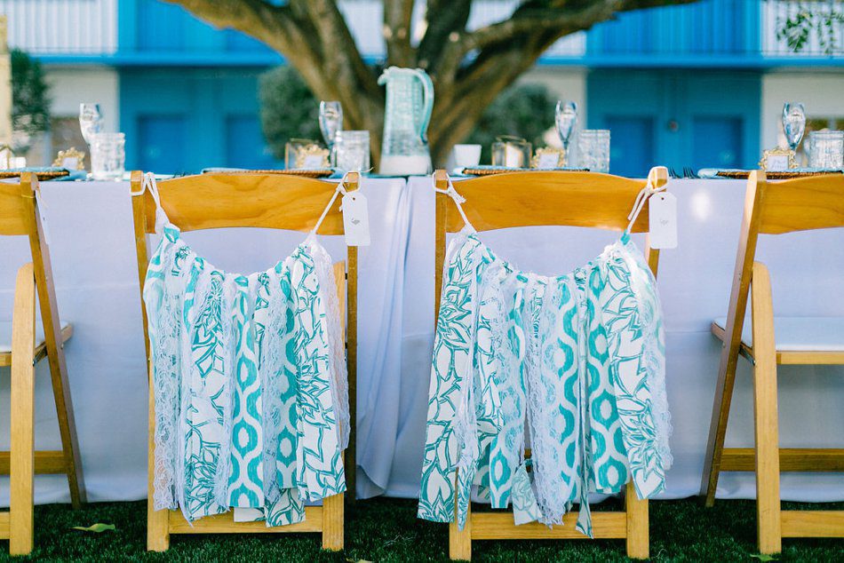 Fabric chair decor inspiration for weddings