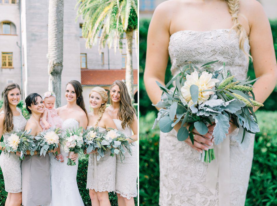 neutral bridesmaids dress inspiration