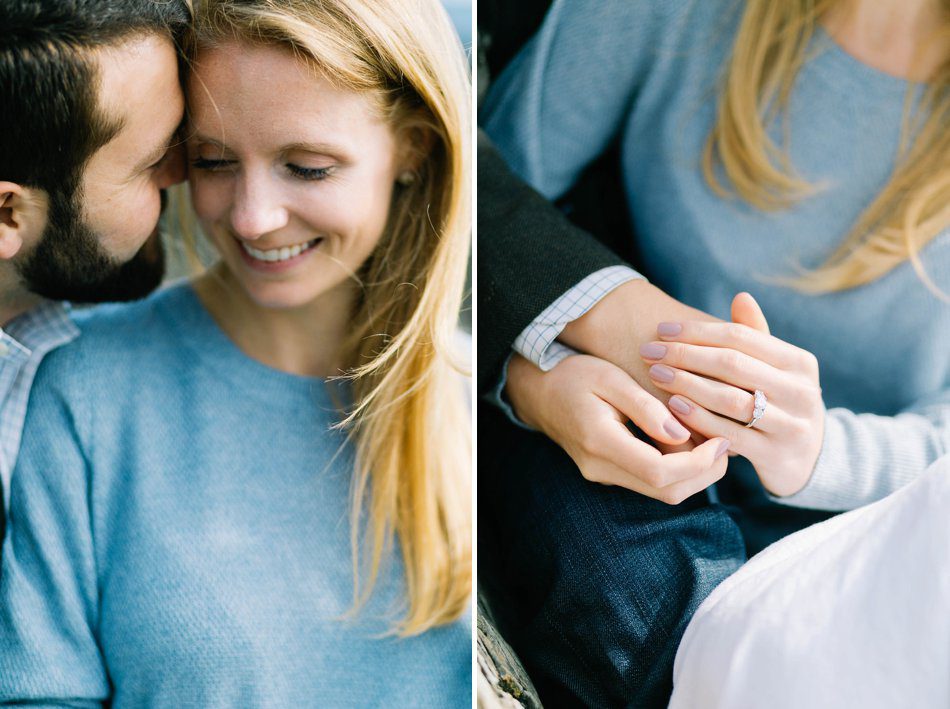 intimate engagement photos in kennebunkport maine
