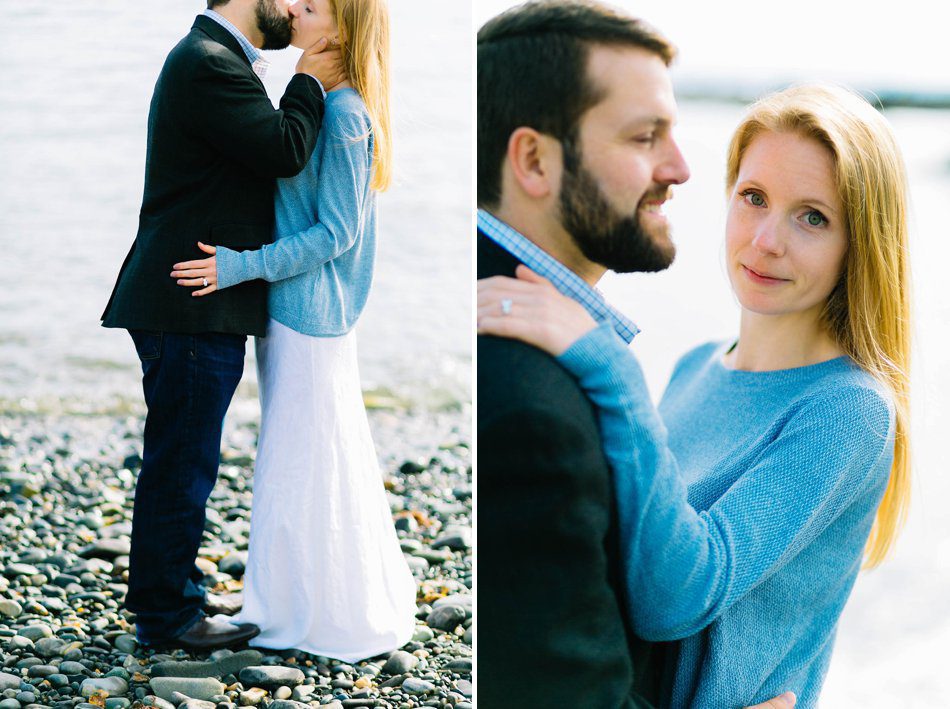 kennebunkport maine engagement photos by the water