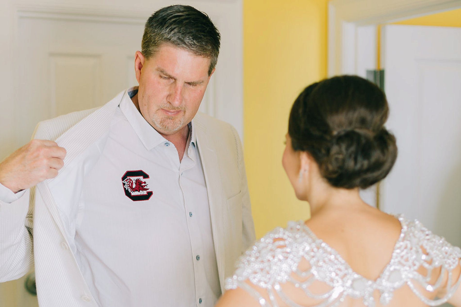 Gamecocks shirt for father of the bride