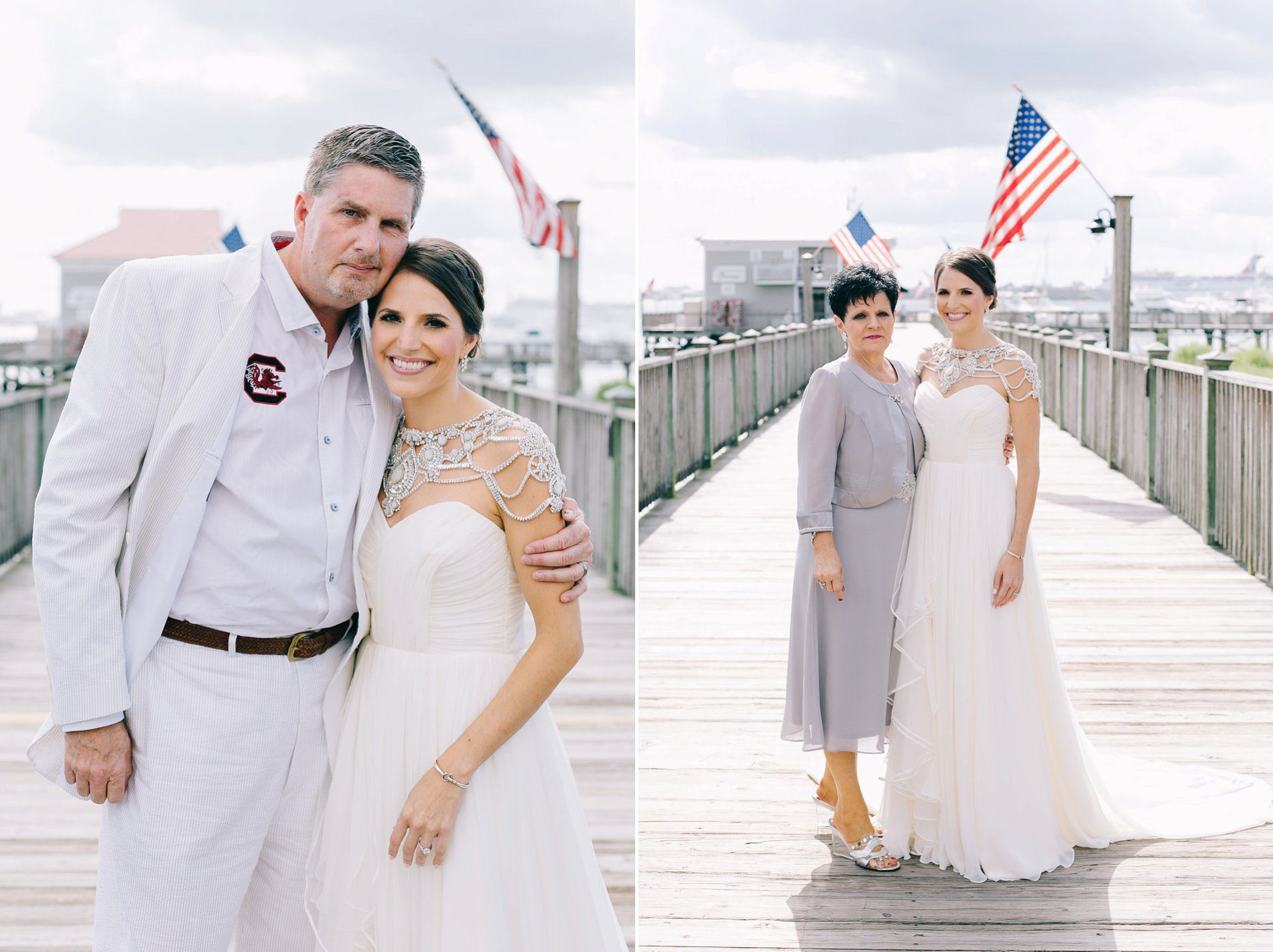 Charleston Harbor Resort and Marina wedding pictures