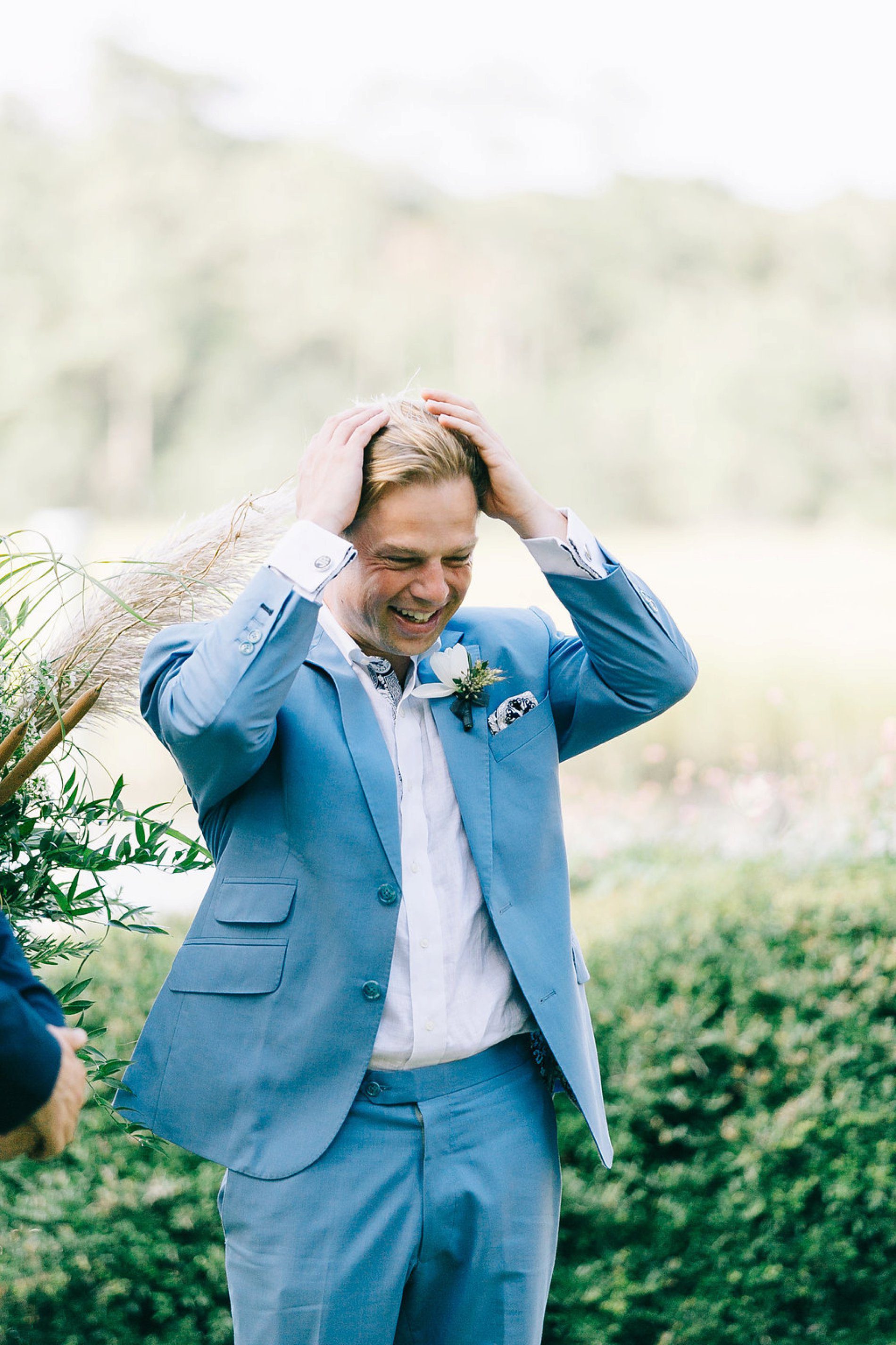 Best grooms reaction to the bride walking down the aisle