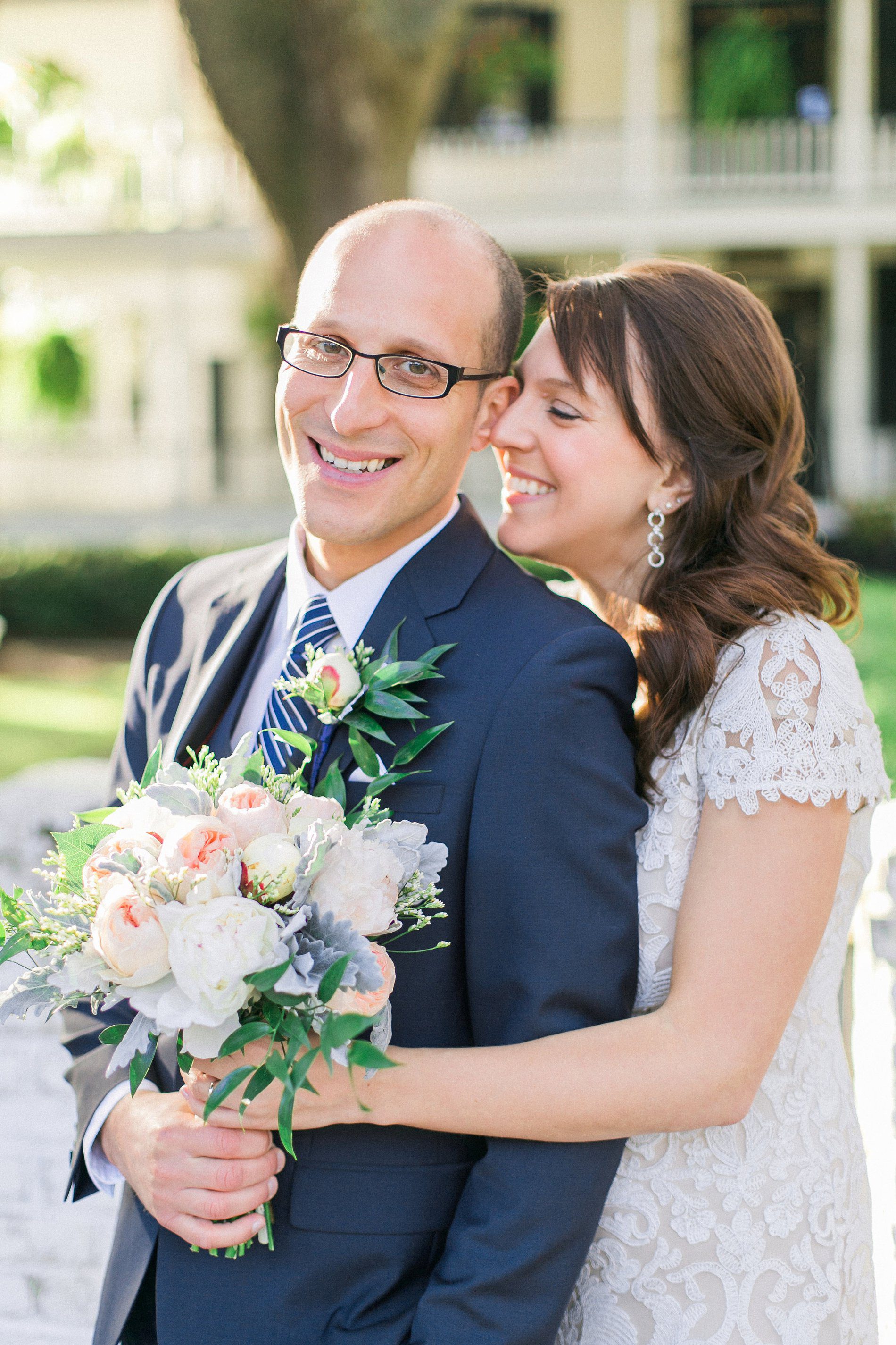 Fall elopement at the Heyward House. Bluffton SC wedding photographer Catherine Ann Photography