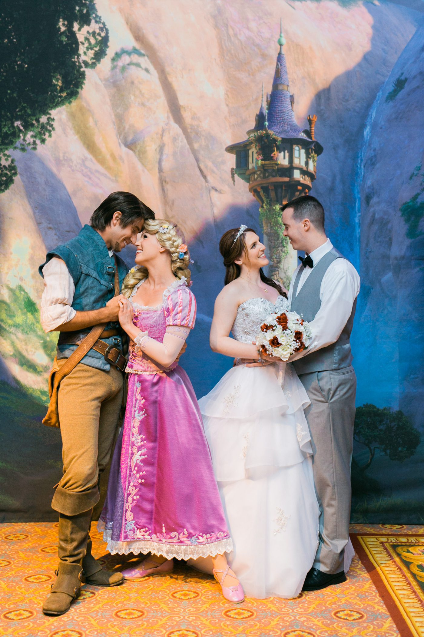 Tangled themed wedding at Disney World by Catherine Ann Photography