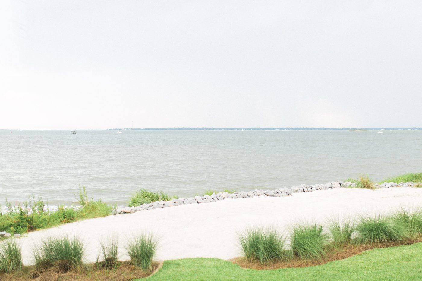 View of Charleston Harbor from The Cottages. Photo by Catherine Ann Photography