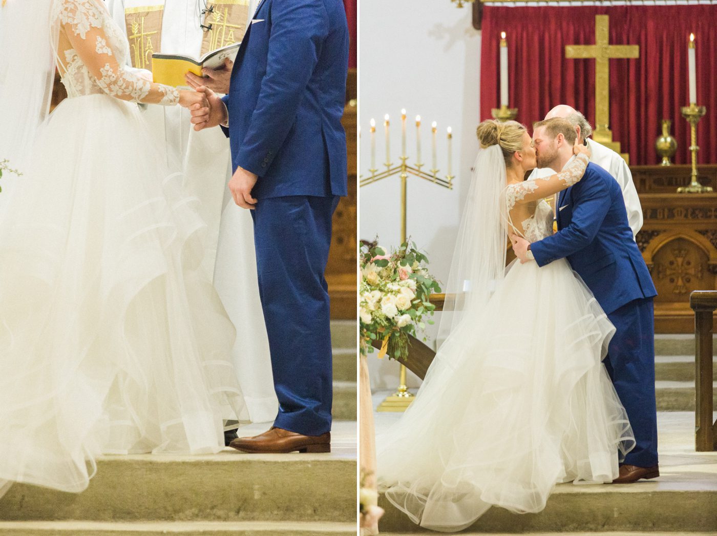 St Lukes Chapel MUSC wedding ceremony pictures by Catherine Ann Photography