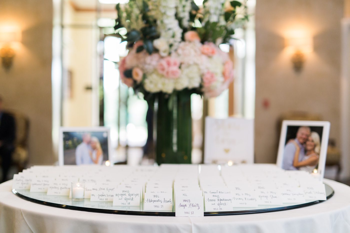 escort card table