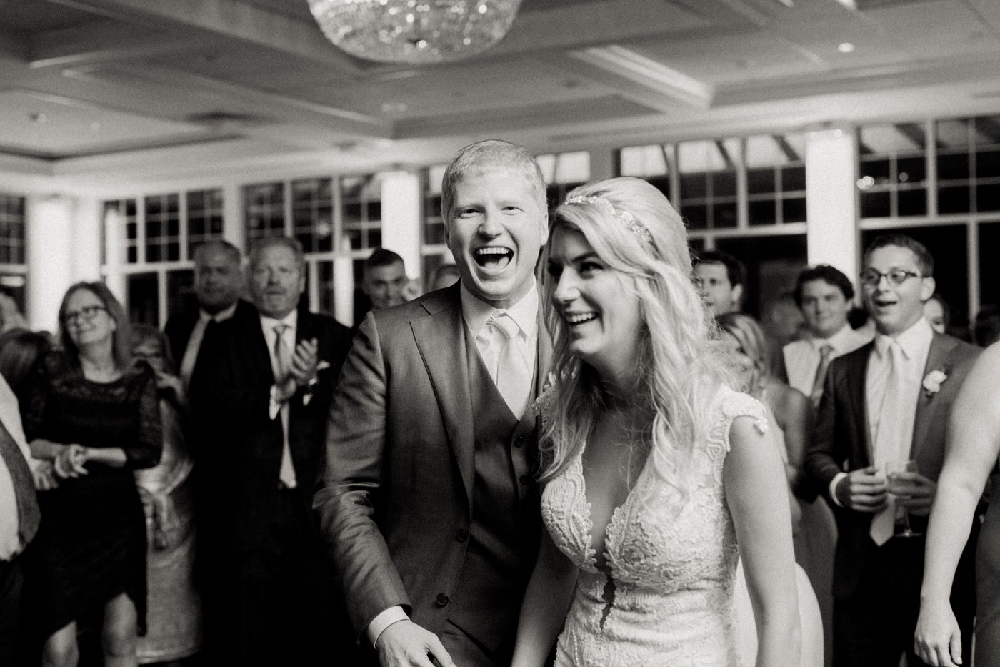 candid wedding reception photography