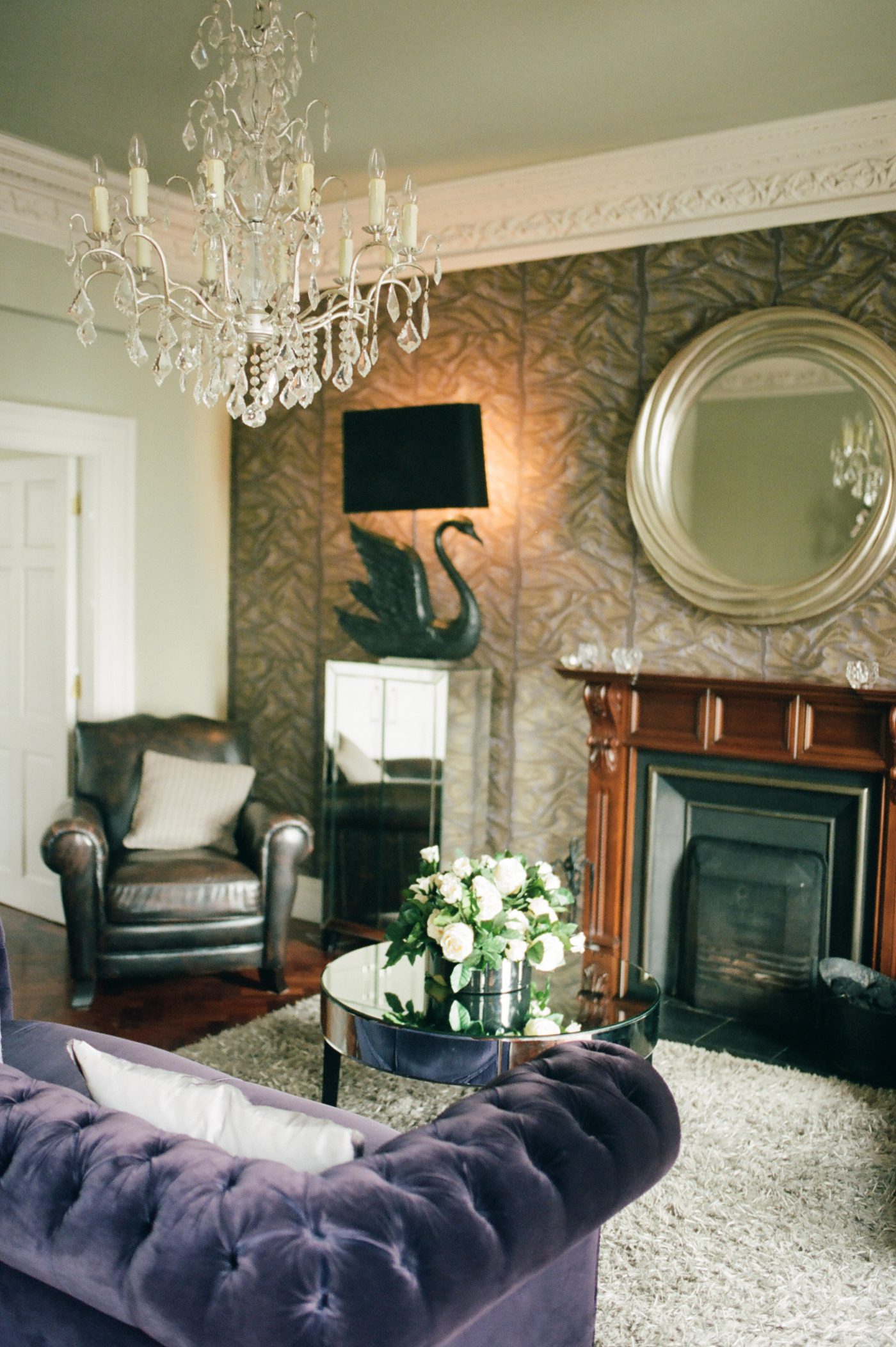 Sitting room at the Gatsby House in Ardara Ireland 