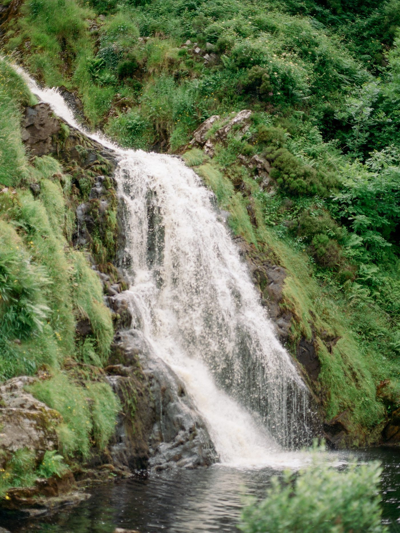 Assaranca Waterfall in Ardara Ireland 