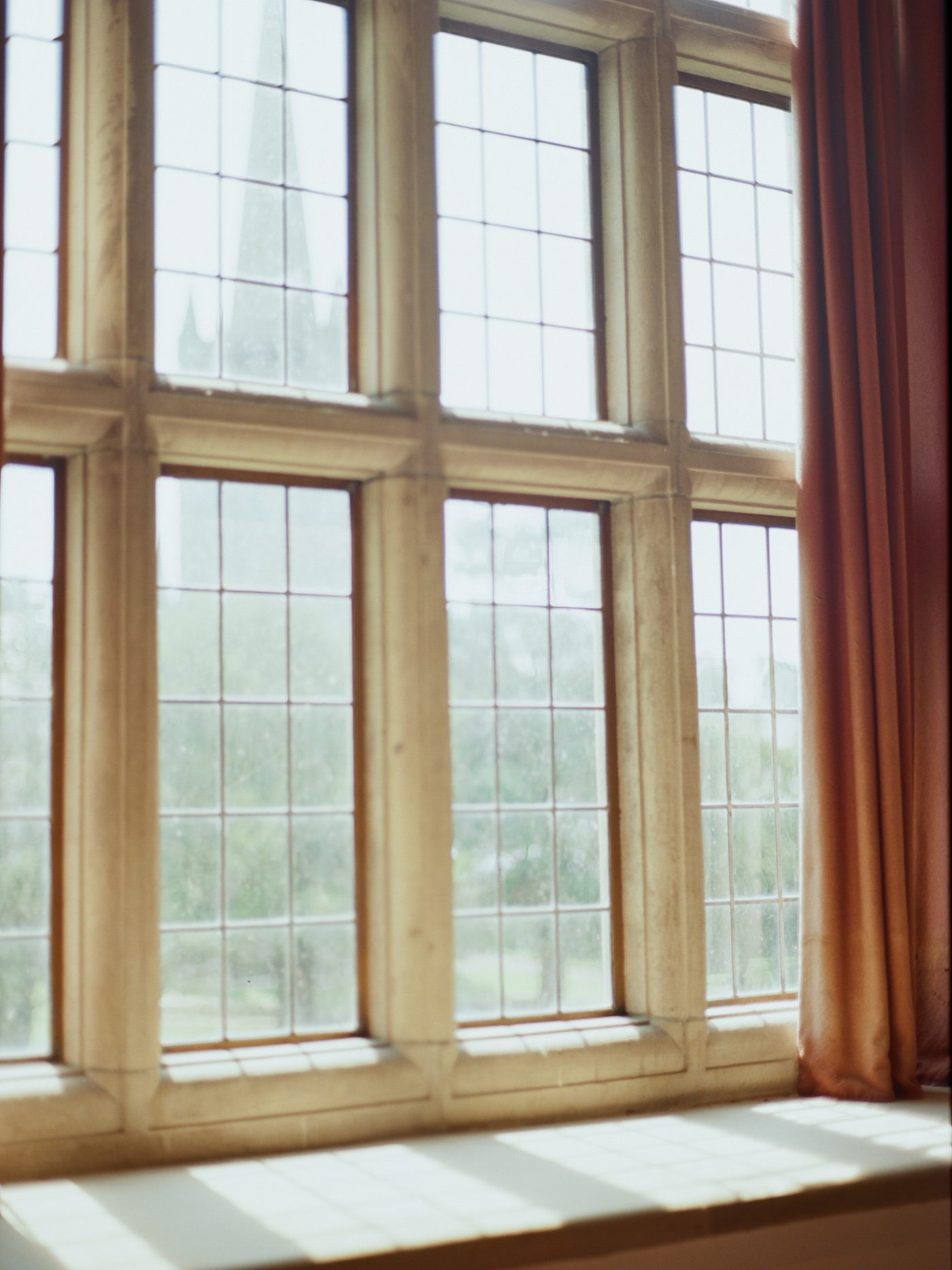 Old windows inside Donegal Castle