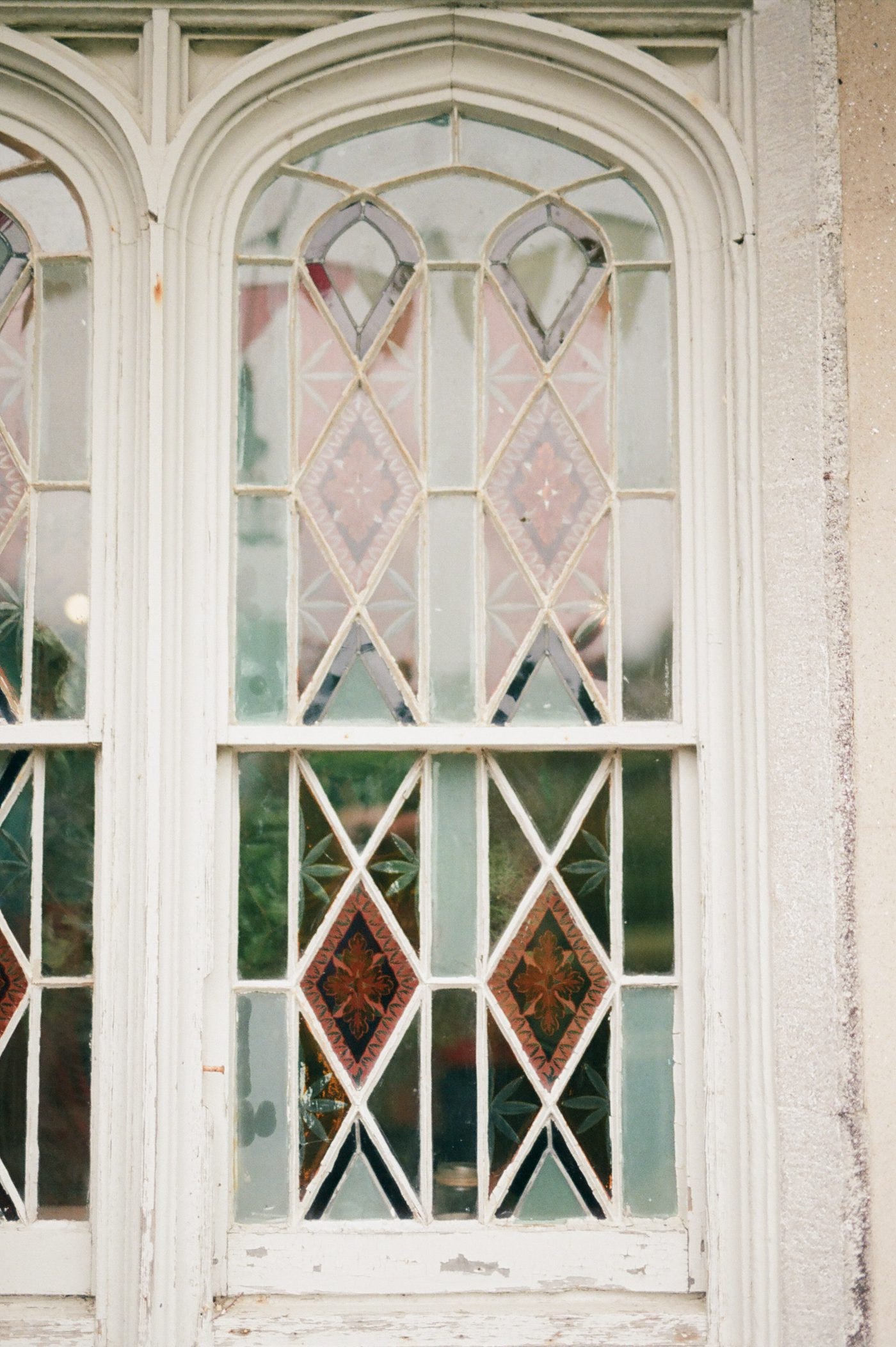 Victorian era stained glass windows in Bray Ireland 