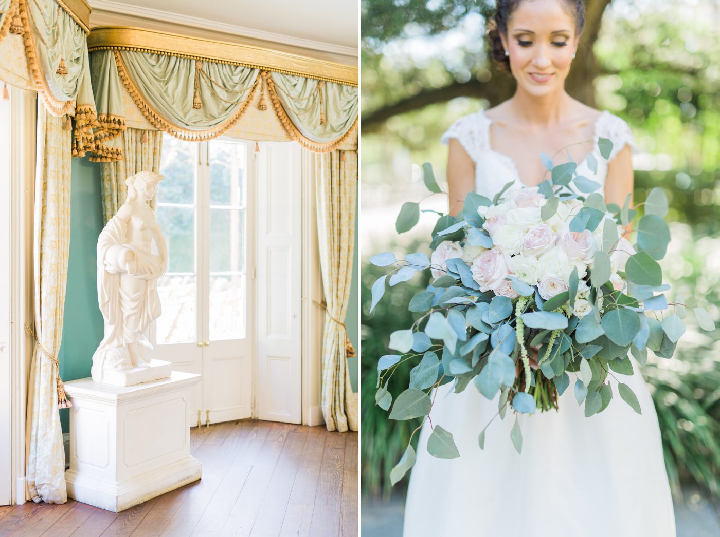 Wedding florist Wildflowers Inc in Charleston SC | Elegant William Aiken House Wedding Photos | Charleston SC wedding photographers Catherine Ann Photography