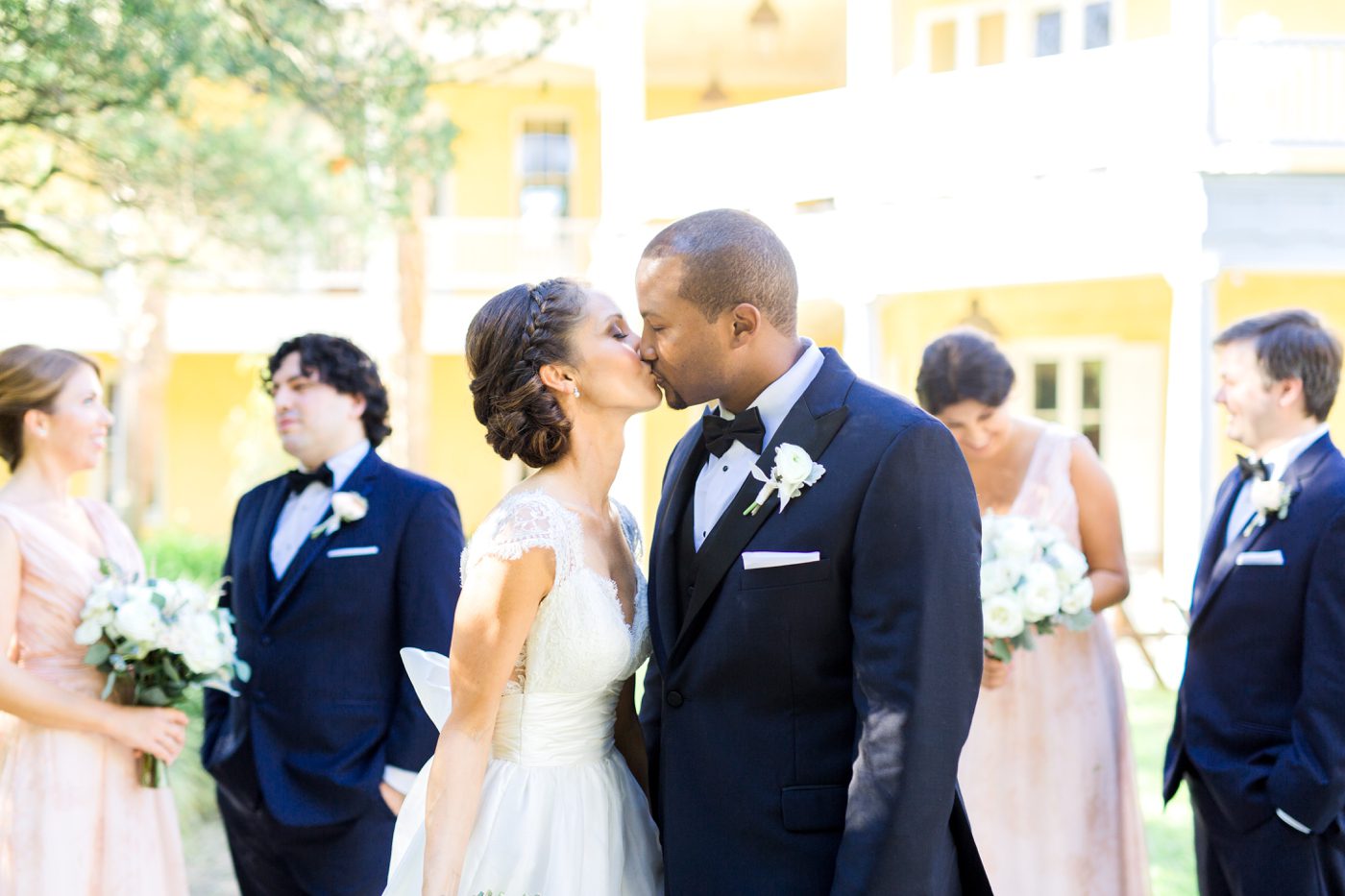 Wedding party picture | Elegant William Aiken House Wedding Photos | Charleston SC wedding photographers Catherine Ann Photography