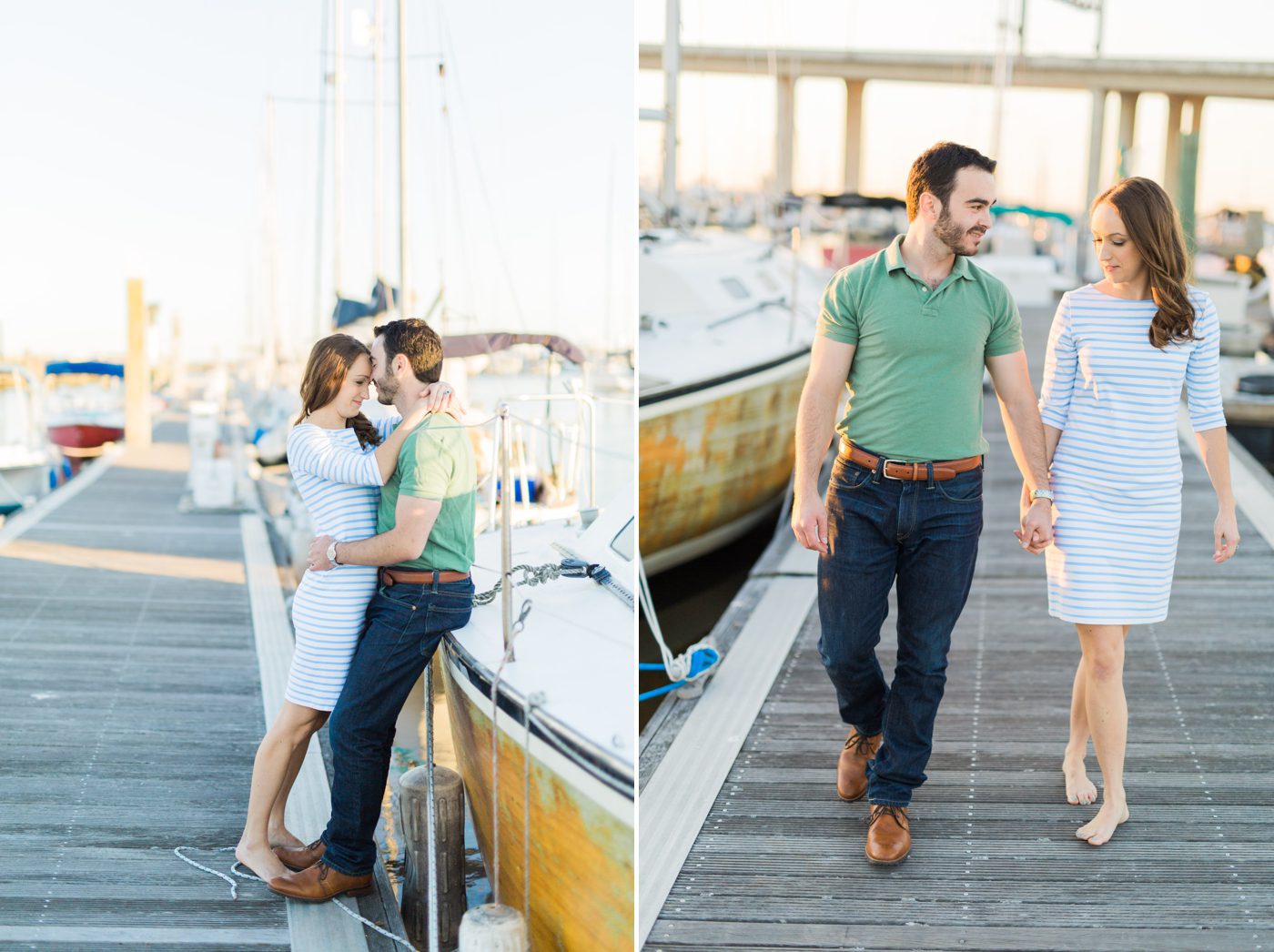 Sailboat engagement pictures