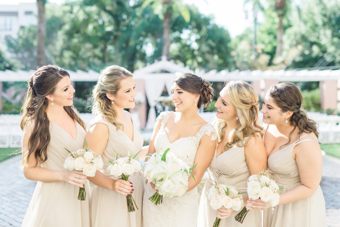 Bridesmaids pictures at Vinoy hotel wedding by Catherine Ann Photography