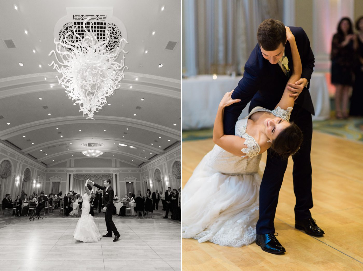 First dance in the Vinoy grand ballroom | Vinoy renaissance wedding photos | St Petersburg FL wedding photographers | Catherine Ann Photography