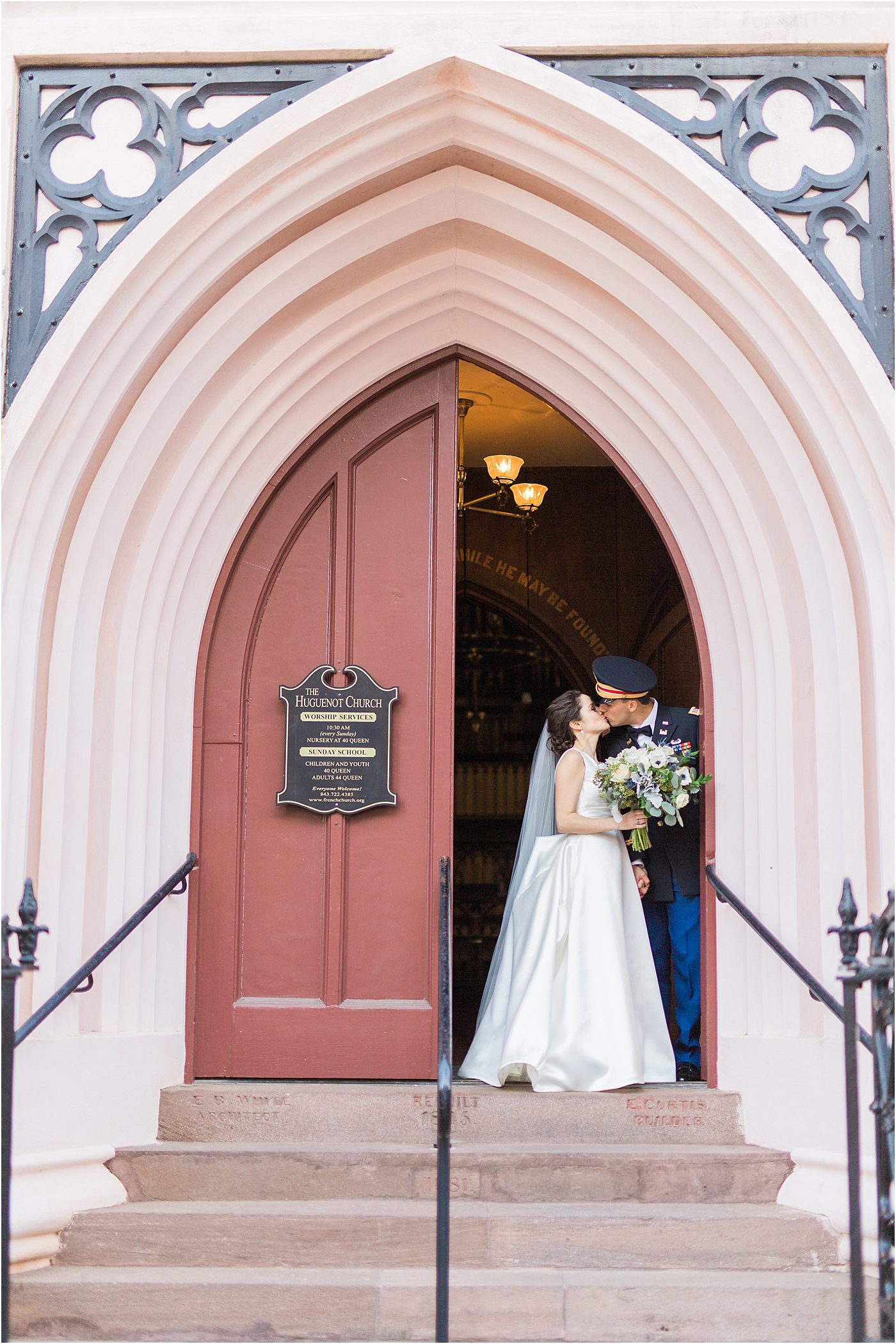 French Huguenot Church and Mills House Hotel Wedding by Catherine Ann Photography and Mac & B Events