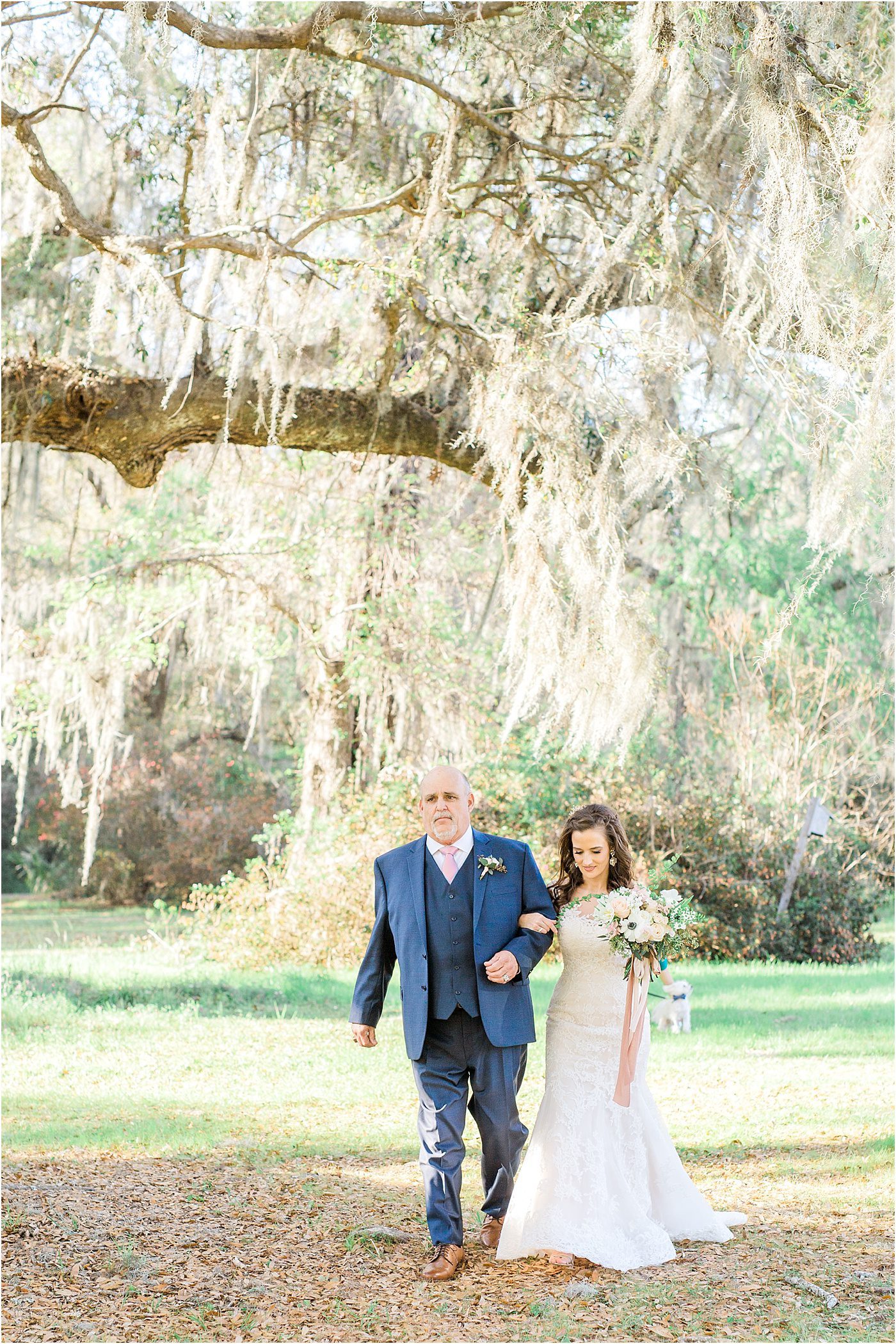 Pink and White Elopement at Magnolia Plantation | Charleston SC Wedding Photographer | Catherine Ann Photography