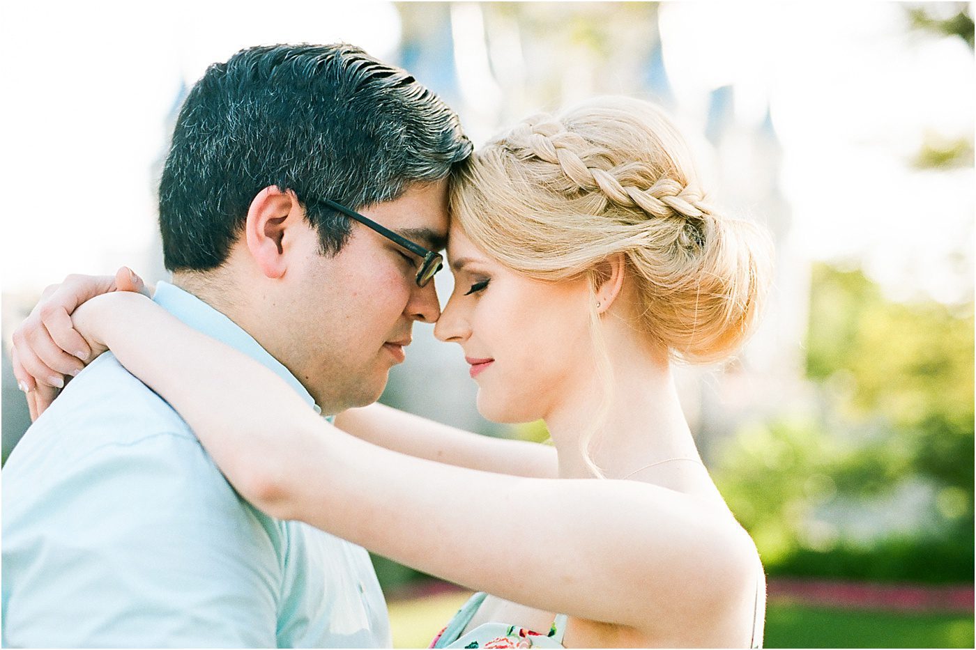 Colorful Vintage Disney Film Anniversary Session