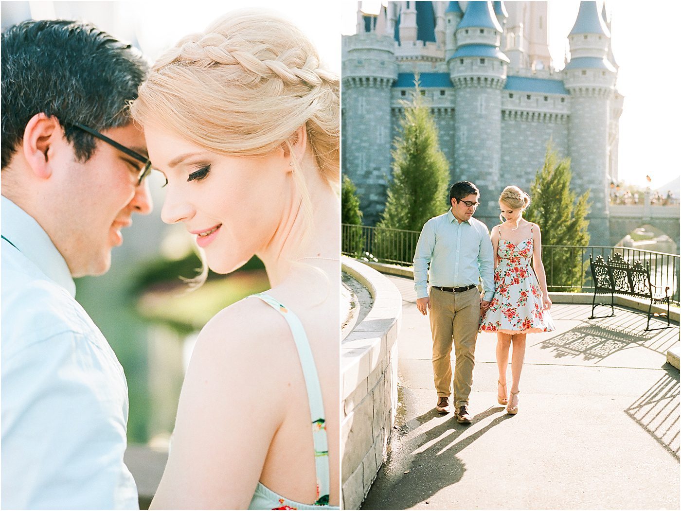 Colorful Vintage Disney Film Anniversary Session