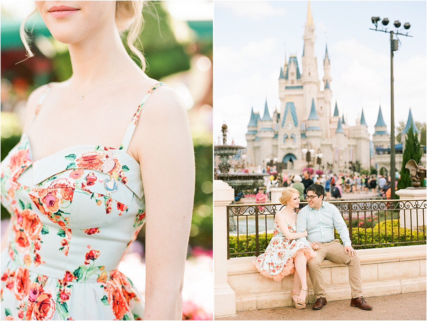 Colorful Vintage Disney Film Anniversary Session