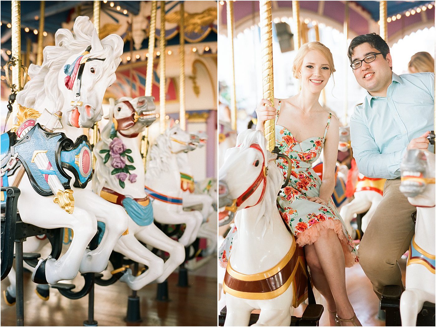 Colorful Vintage Disney Film Anniversary Session
