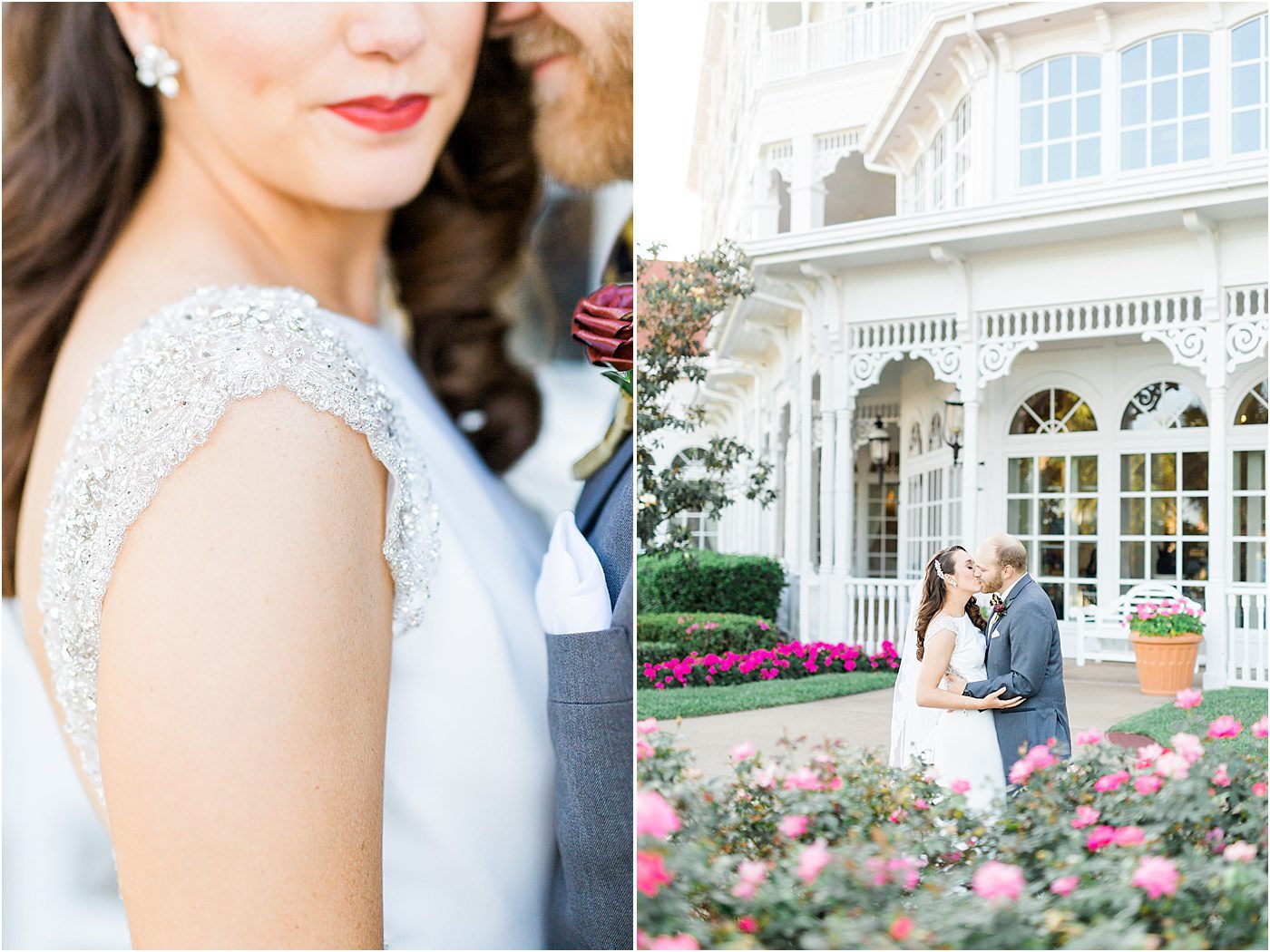 Disney World Wedding at Grand Floridian with Beauty and the Beast Theme | Charleston Wedding Photographer | Catherine Ann Photography