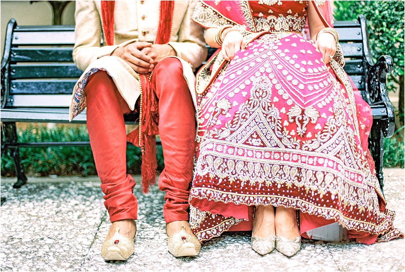 Hot Pink Hindu Wedding in Charleston SC by Catherine Ann Photography and The Busy Bee Events and Design
