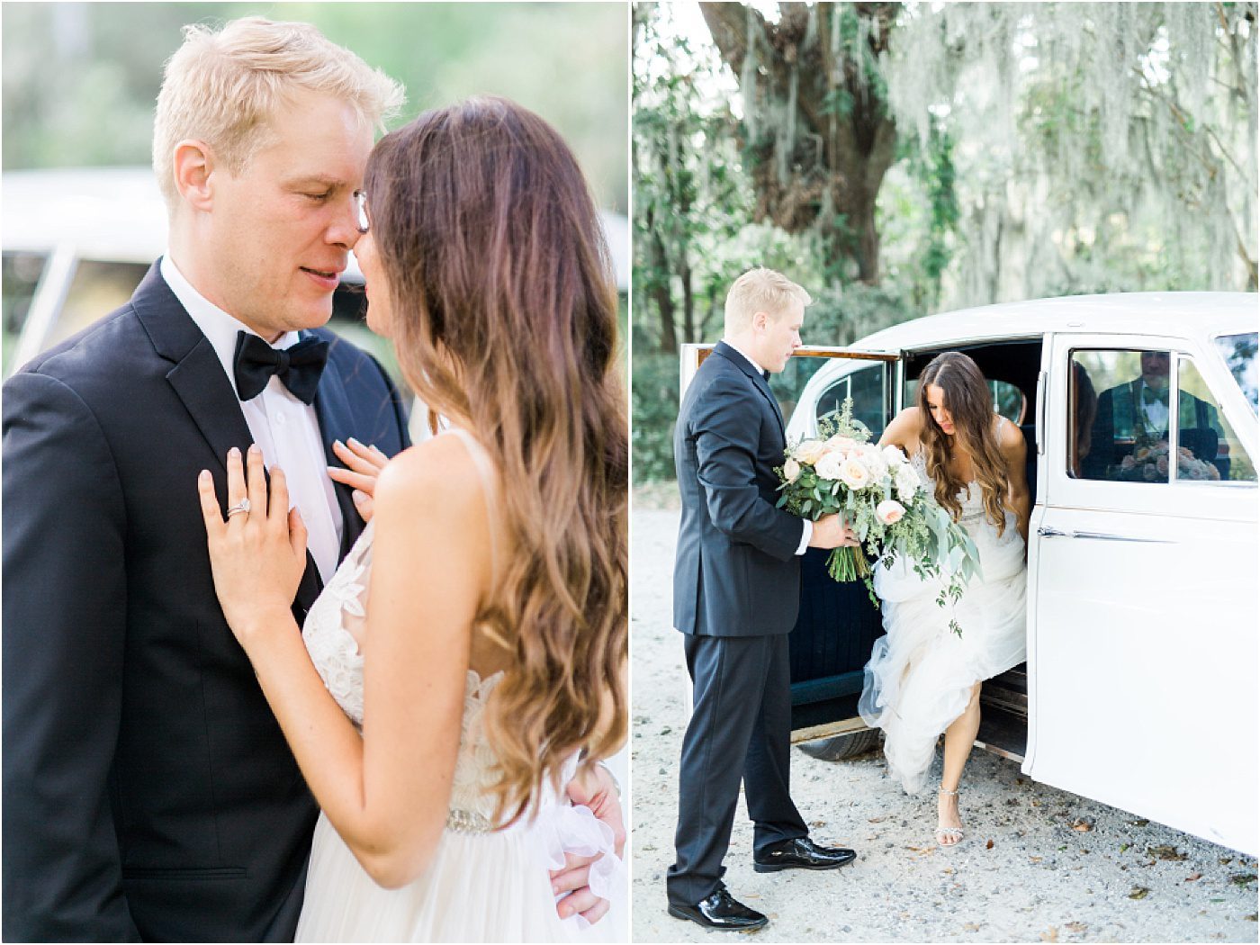 Dusty Blue Charleston Elopement at Magnolia Plantation by Catherine Ann Photography