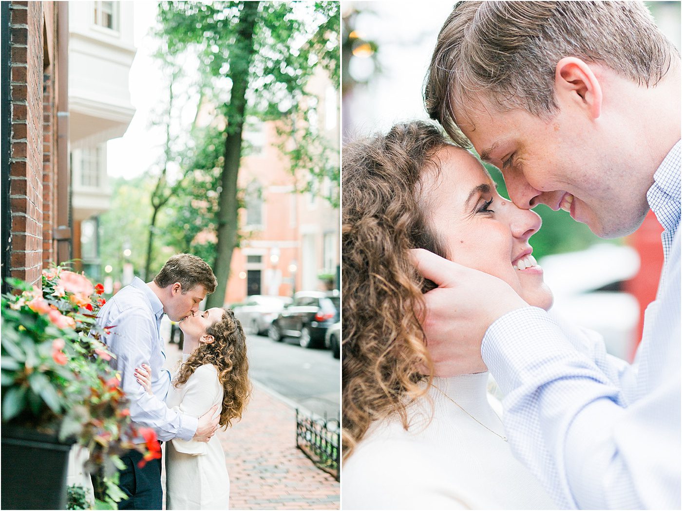 Urban engagement photos in Beacon Hill | Catherine Ann Photography