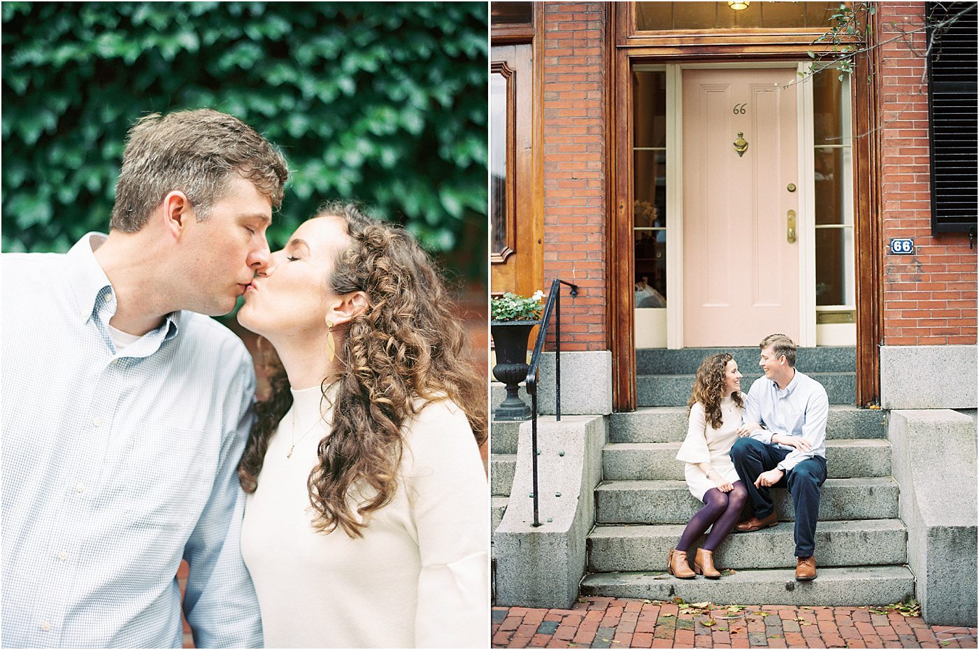 Boston brownstone engagement session inspiration | Catherine Ann Photography