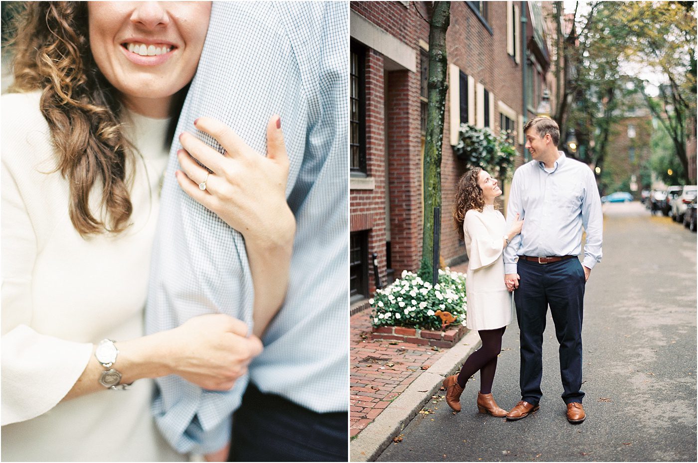 Fall engagement pictures in Beacon Hill | Catherine Ann Photography