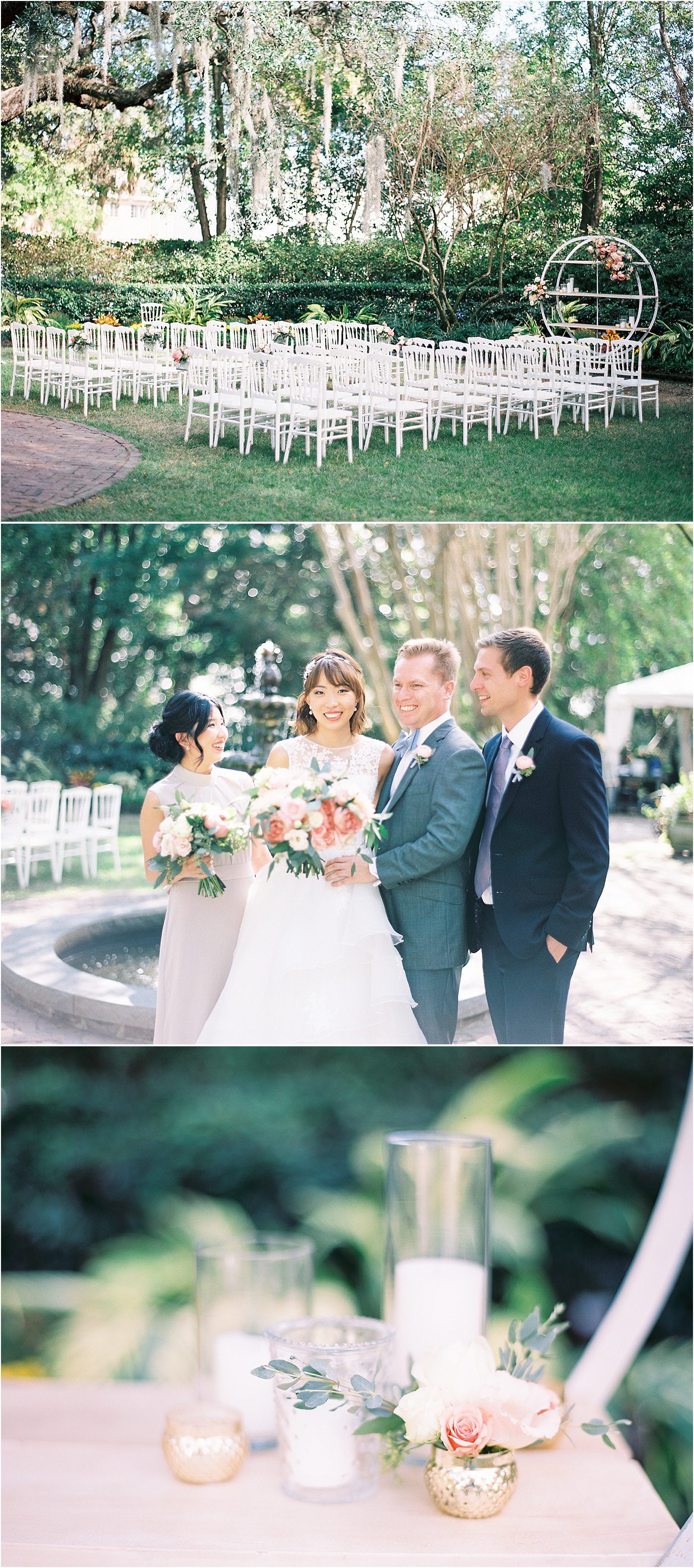 Multi Cultural Thomas Bennett House Wedding Photos | Charleston Film Wedding Photographer | Catherine Ann Photography