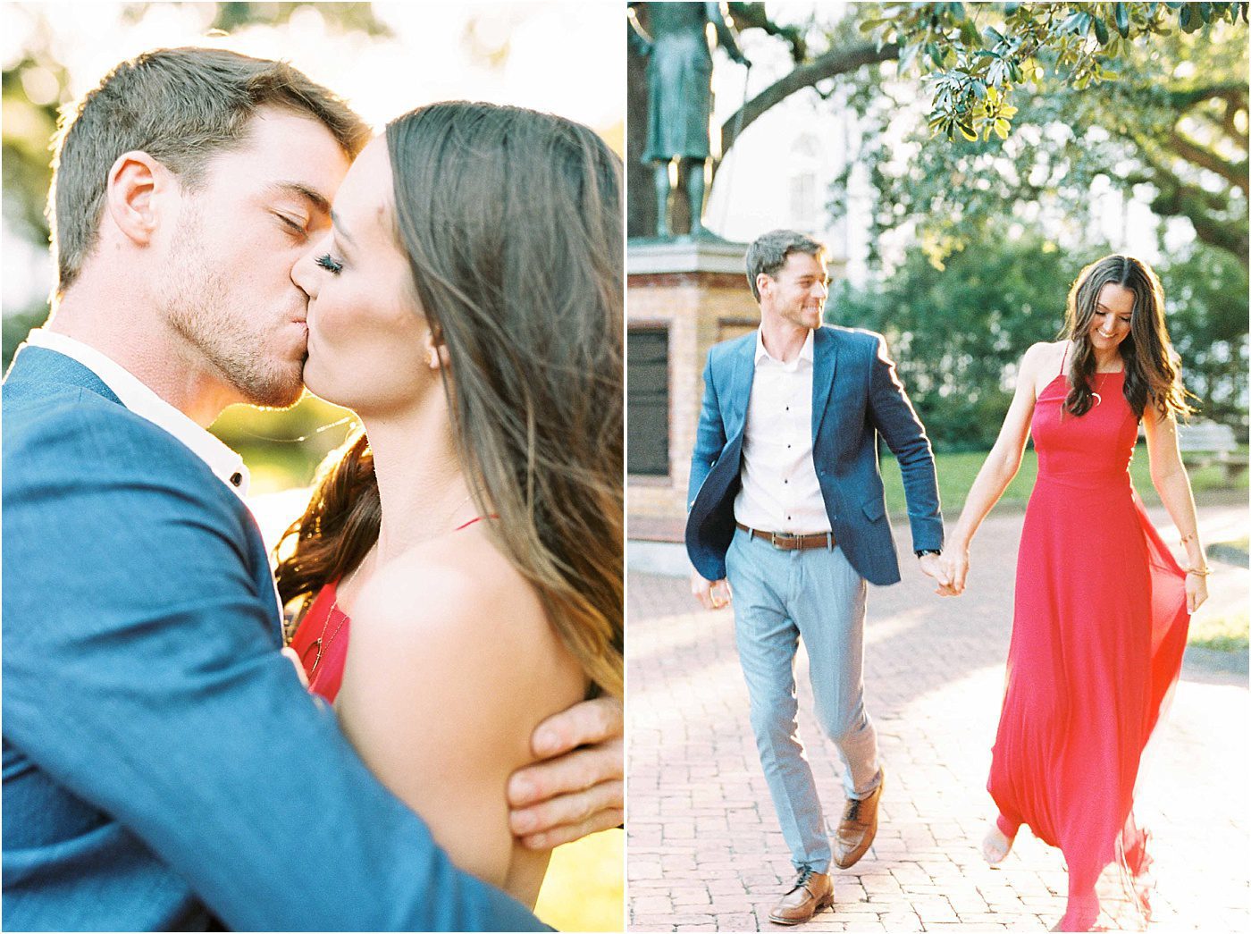 Stylish Charleston engagement photos | Catherine Ann Photography