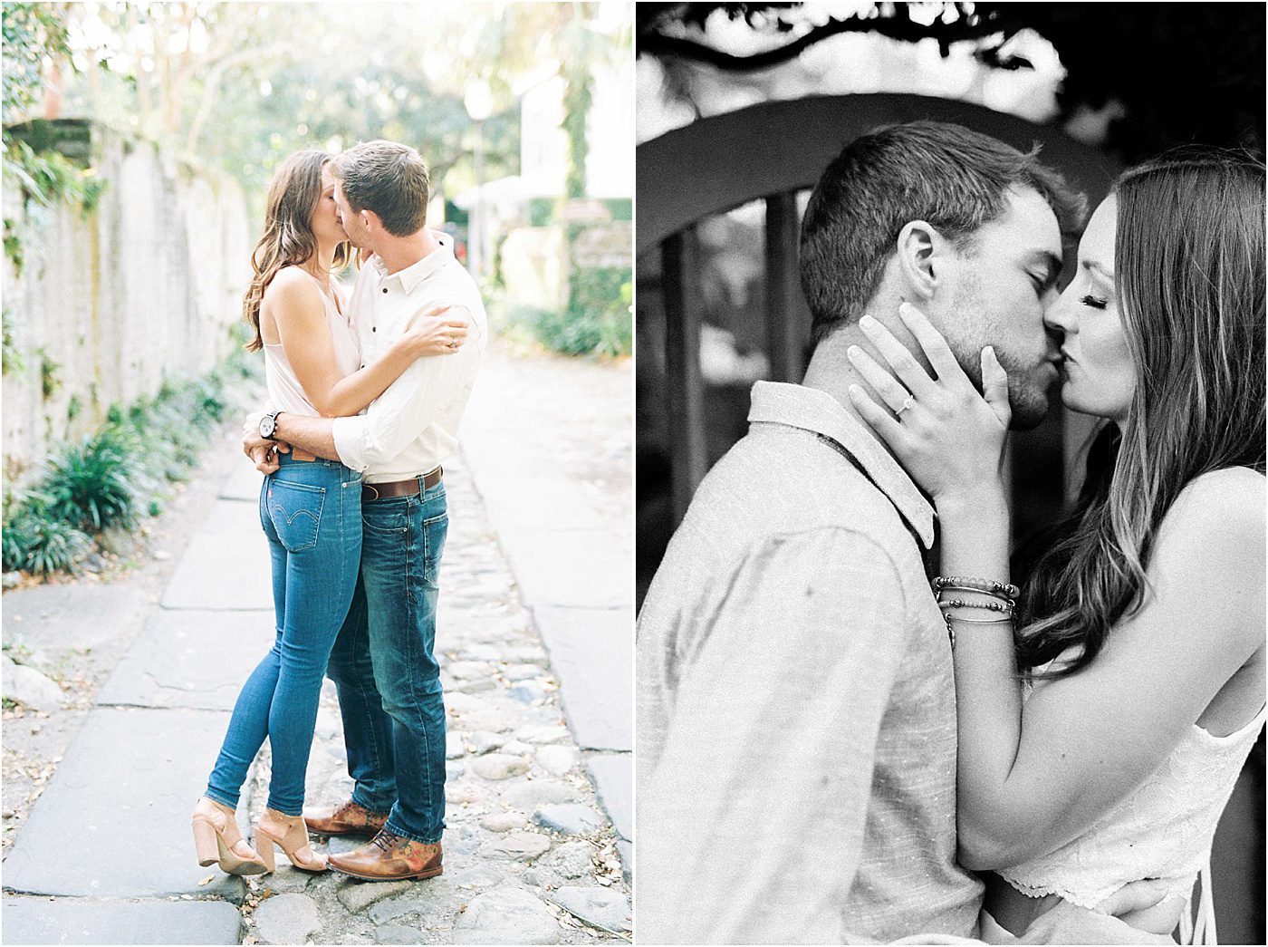 Romantic Charleston engagement pictures | Catherine Ann Photography