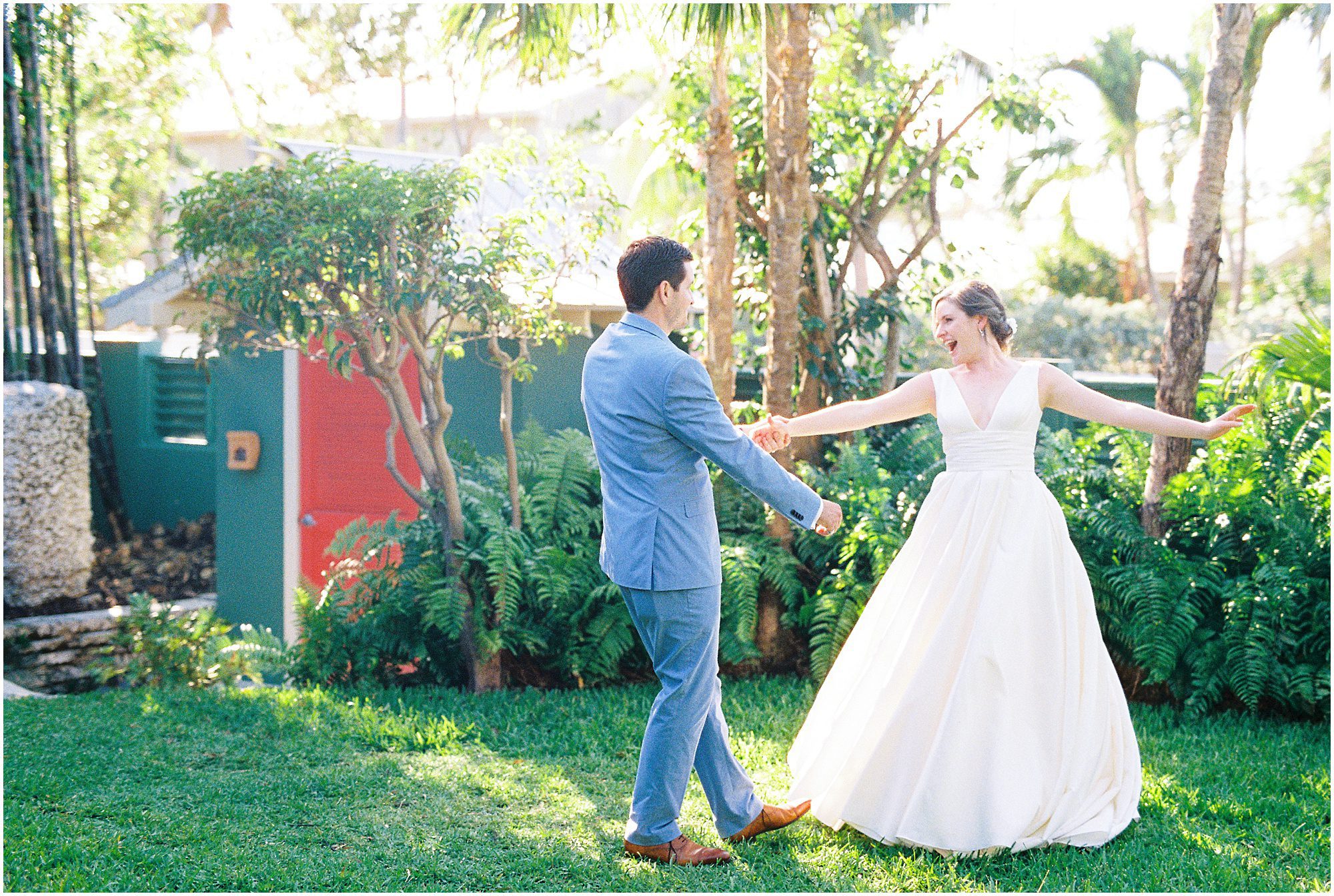 Citrus inspired Key West FL wedding by Key West wedding photographer Catherine Ann Photography