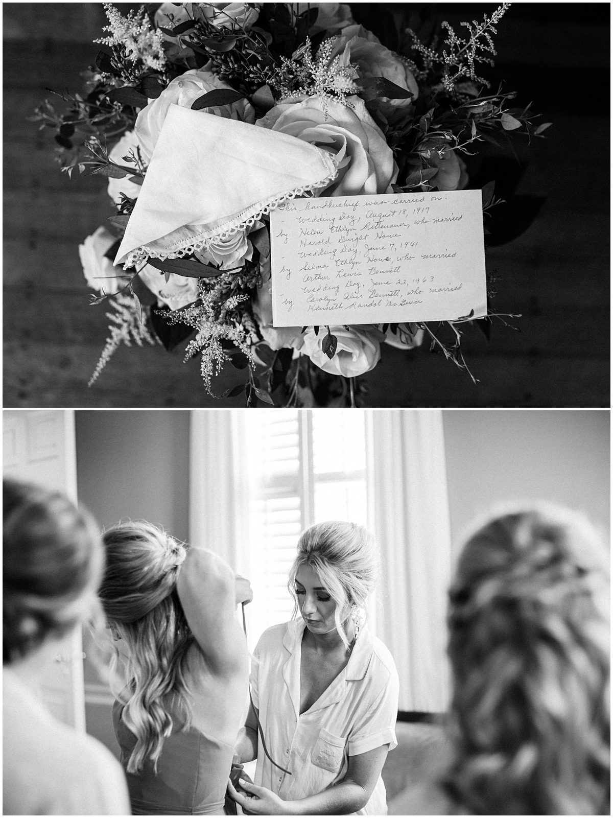 b&w editorial wedding photos of a bride at Lowndes Grove