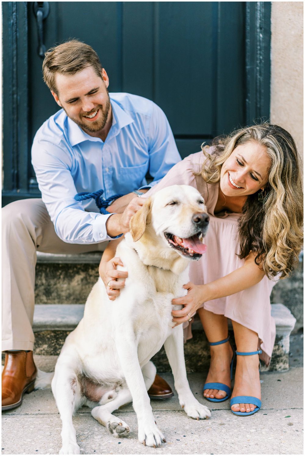 Mills House & Tradd St Engagement Photos| Charleston Engagement Photographer Catherine Ann Photography