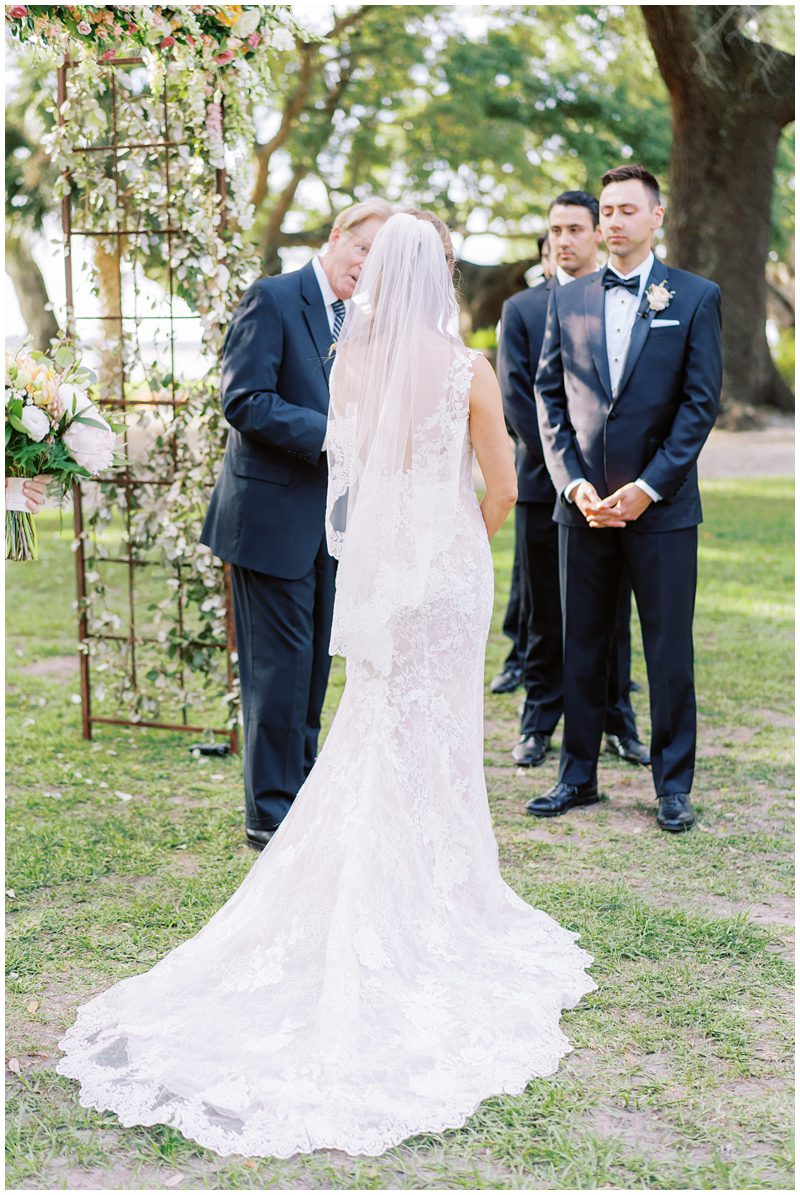 Lowndes Grove fusion wedding ceremony