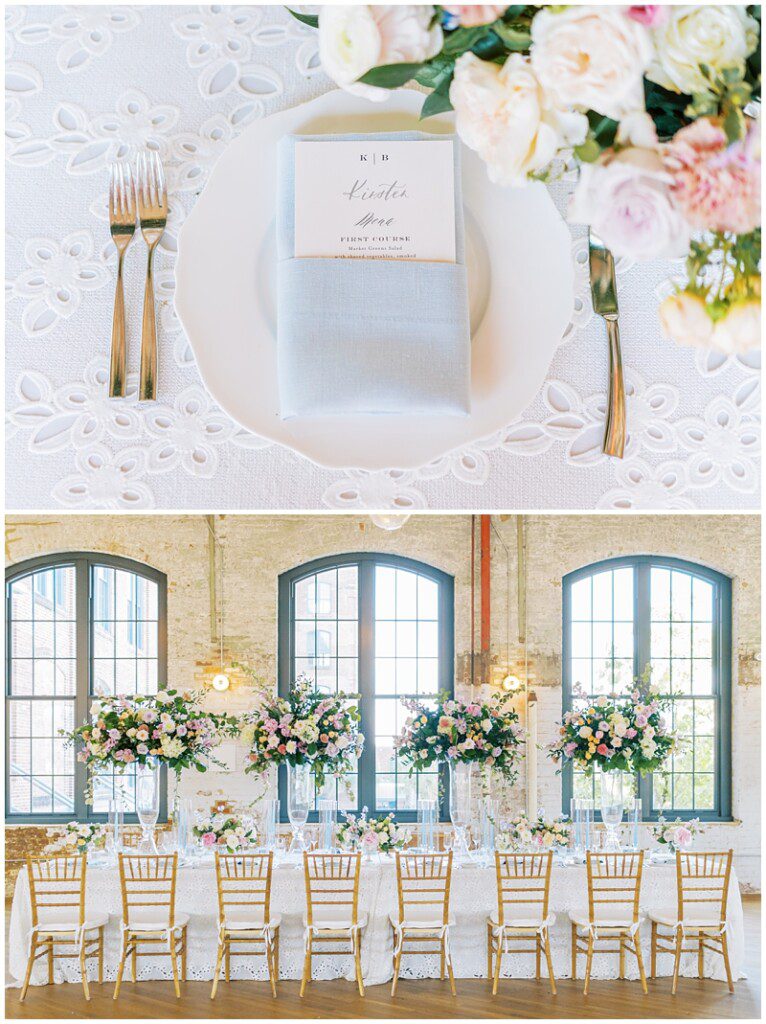 Pastel Garden Wedding at the Cedar Room by Charleston SC wedding photographers Catherine Ann Photography