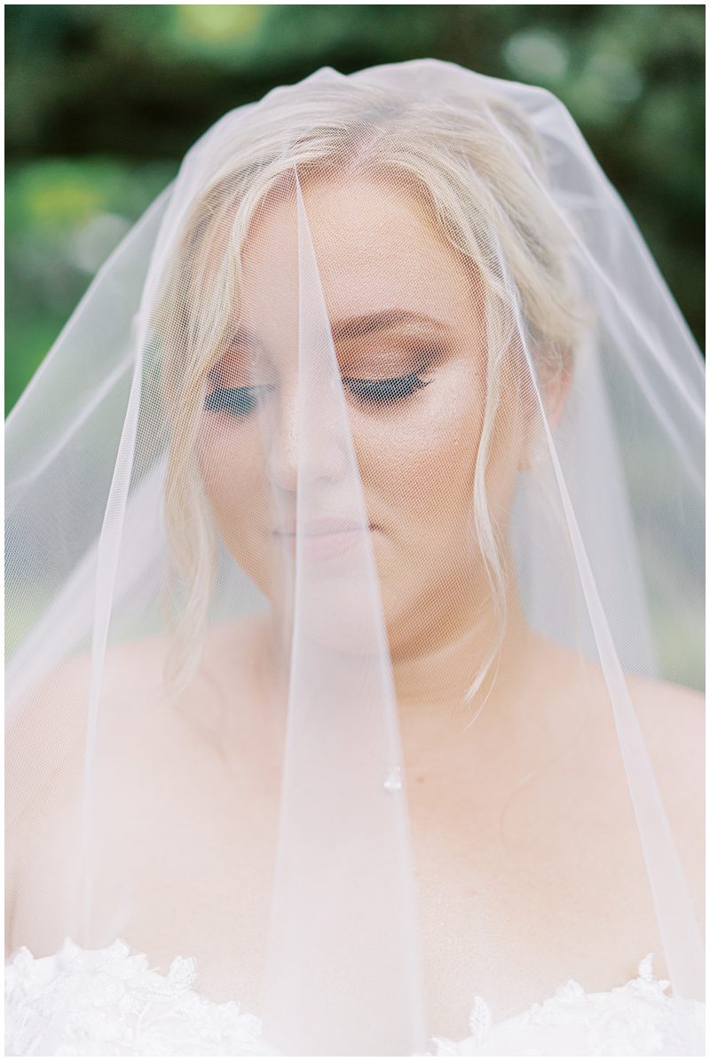 blusher veil for a romantic fairytale wedding