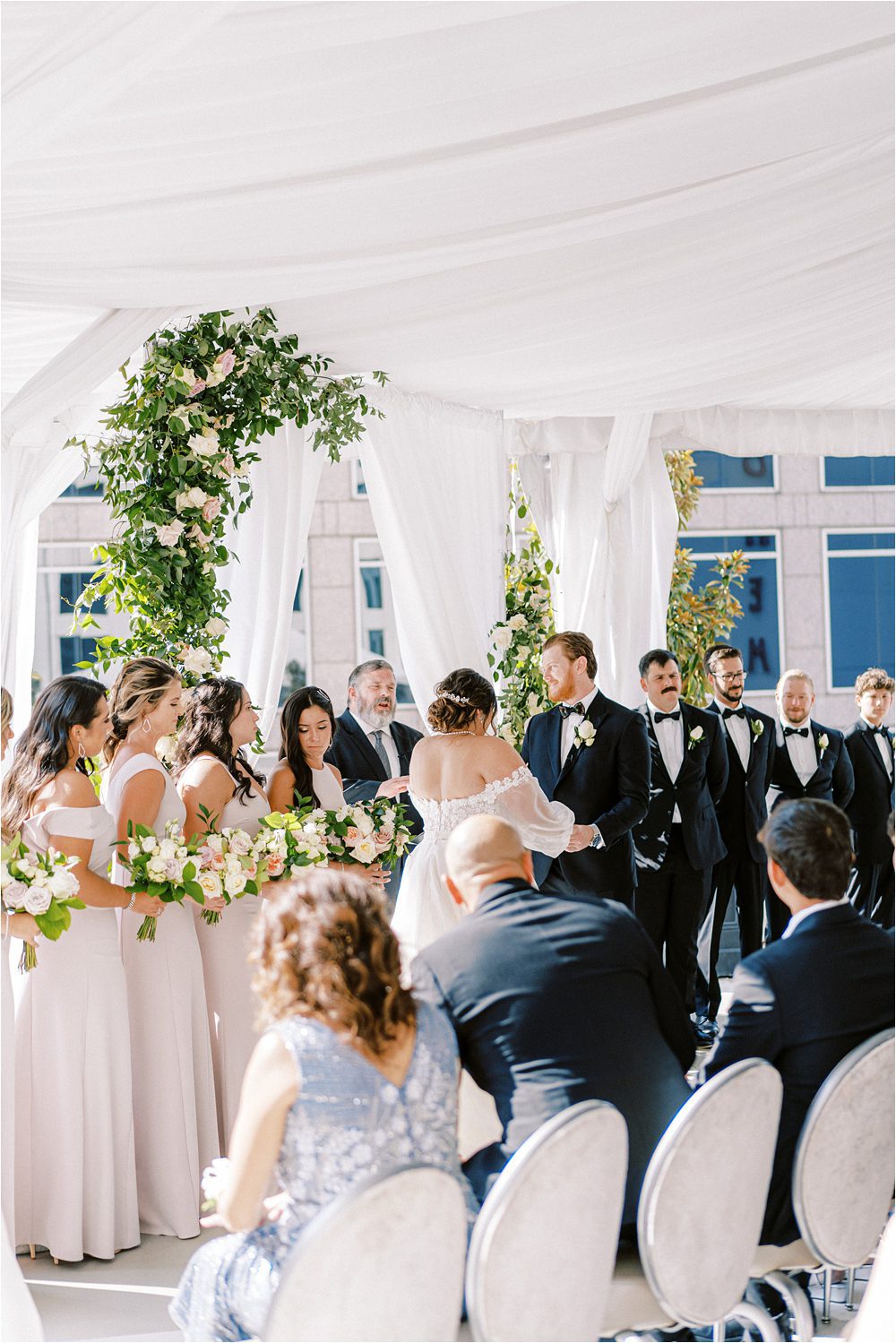 Grand Bohemian Hotel rooftop ceremony in Charlotte NC