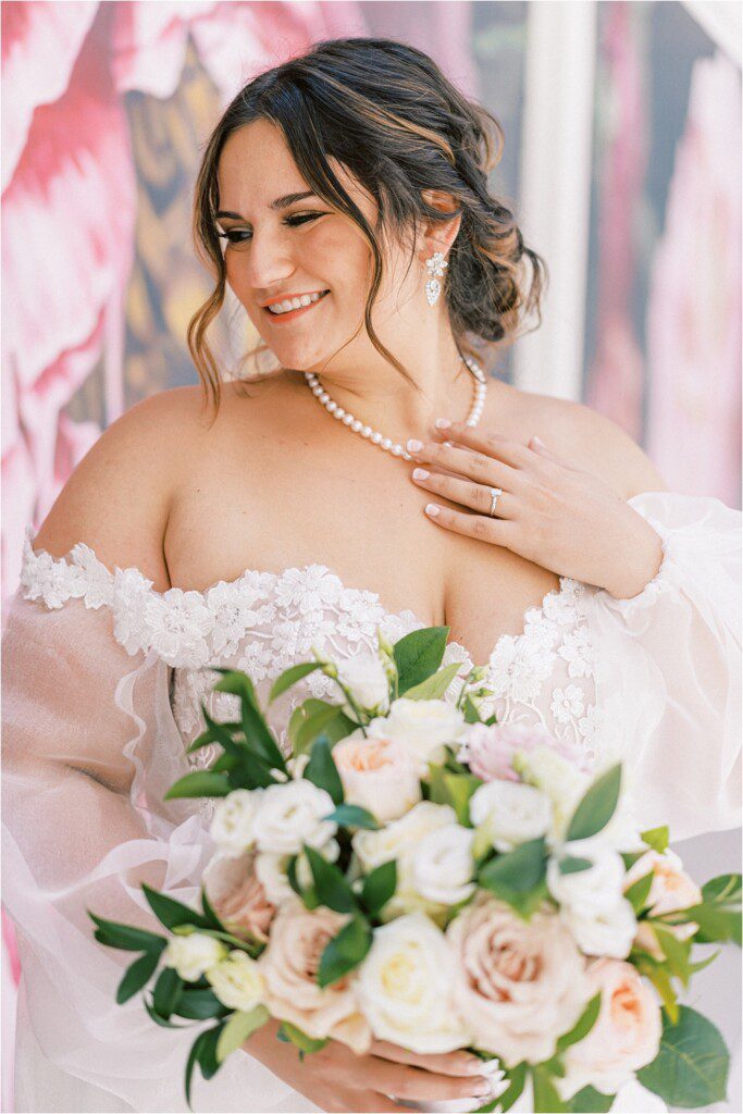 Bridal portrait at the Grand Bohemian Hotel in Charlotte