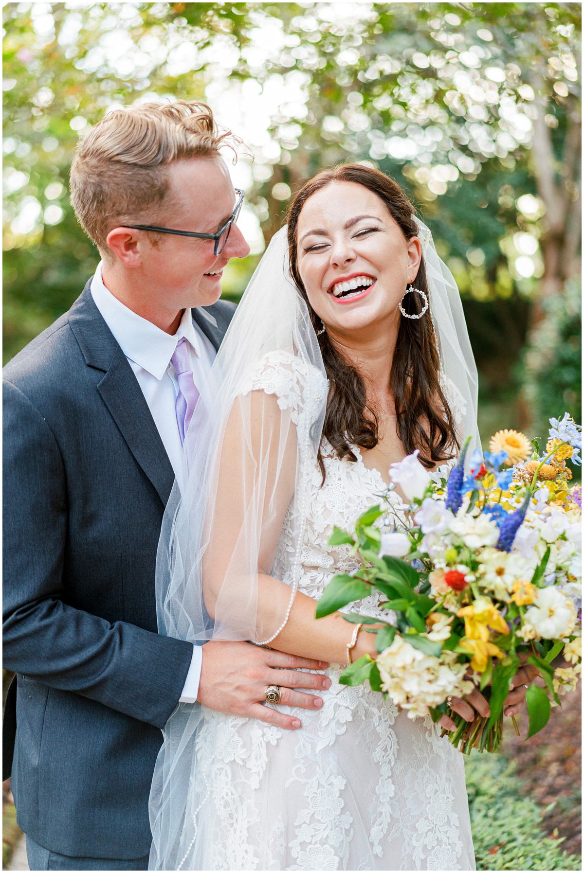 Spring Wedding Bouquet Inspiration with Pops of Color