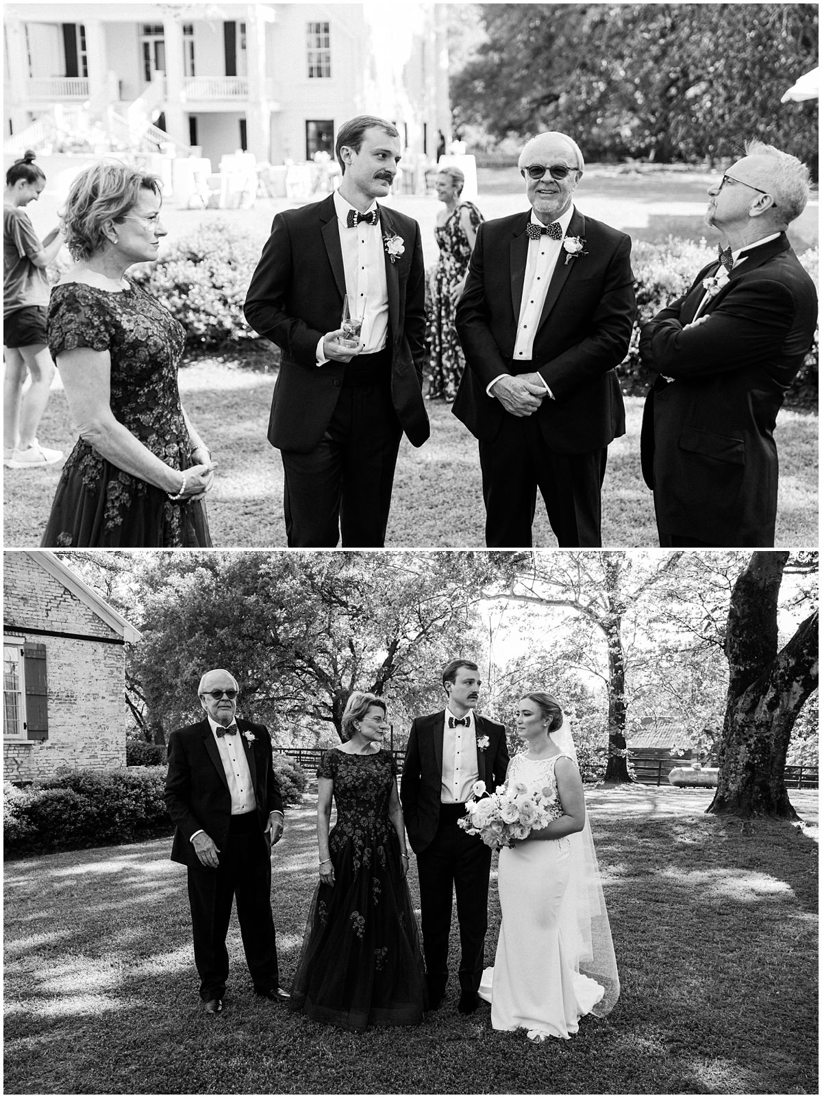 candid wedding photography of the grooms parents